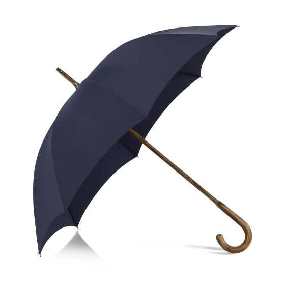 山核桃木实心伞柄雨伞