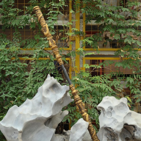 Ruyi Jingu Bang Telescopic Black Myth: Wukong Replica Adjustable Cosplay Prop Decor Durable Collectible Toy Display Birthday Holiday Gift