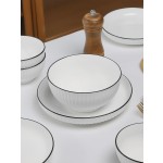 High-quality and stylish tableware set, simple bowl, plate, and chopstick combination, new 2026 ceramic tableware set for housewarming.